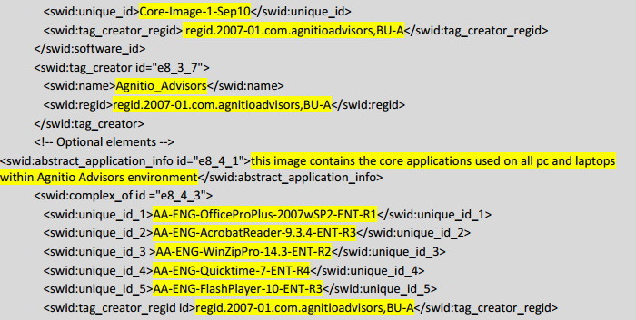 пример использования пользовательских меток