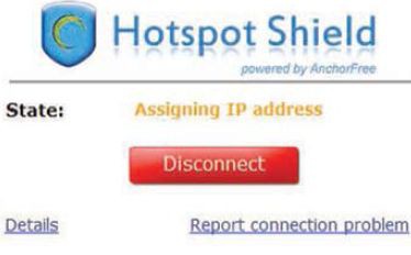 Установите на своем ПК бесплатное программное обеспечение виртуальной частной сети Hotspot Shield, для того чтобы зашифровать и защитить личные данные