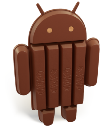 Шоколадный Android KitKat