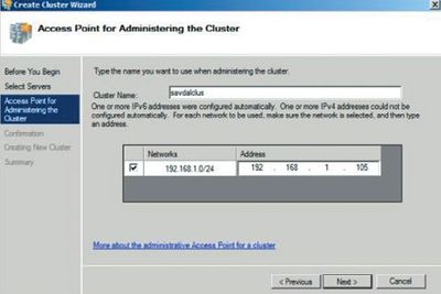 Создание кластера Windows Server 2008
