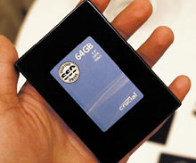 В линейке устройств хранения данных Micron RealSSD имеются 1,8-дюймовые и 2,5-дюймовые твердотельные диски емкостью 32 и 64 Гбайт с интерфейсом Serial ATA II