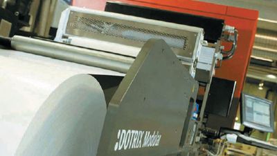 Цифровой модуль Agfa :Dotrix в составе печатной машины Edale