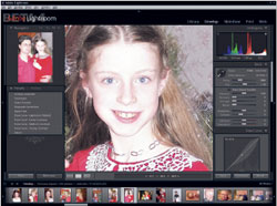 Интерфейс Lightroom явно выбивается из привычного стиля Сreative Suite