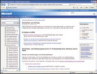 Рисунок 1. Microsoft Technet указывает на безопасность как на главную цель Server 2008.