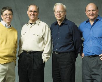 Билл Гейтс и продолжатели его дела — Крейг Манди, Рей Оззи и Стив Балмер