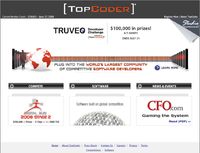 Размеры денежной премии, присуждаемой за каждый конкретный компонент приложения, могут меняться в достаточно широких пределах и составлять от нескольких сотен до 60 тыс. долл., как это было в отборочных раундах ежегодного конкурса TopCoder Open