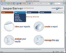 Выпустив в свет программную приставку Icebreaker, компания Ingres пригласила всех желающих разработчиков создавать ее специализированные версии для интеграции с их собственными приложениями. Одним из них стало решение для бизнес-аналитики, построенное на основе пакета JasperSoft BI Suite