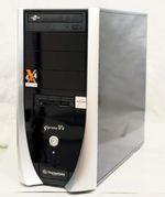 Внешний вид модели Flextron Quattro Plus также не оставит никого равнодушным — черный корпус Thermaltake Soprano Vx с оригинальной серебристой фронтальной окантовкой кажется более легкомысленным, чем «эго» и, без сомнения, привлечет внимание любителей всего модного и современного