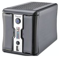 Рисунок 5. Новинка Thecus — двухдисковое хранилище N2200 для SOHO/SMB. Система поддерживает диски SATA 3,5