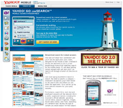 Yahoo oneSearch выдает ранжированные результаты поиска по заголовкам новостей, картинкам, листингам и обзорам