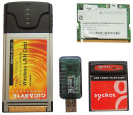 Беспроводные адаптеры, применяемые в мобильных компьютерах