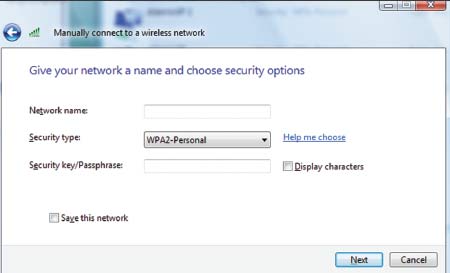 Экран 2. Защищенный протокол WPA2-Personal