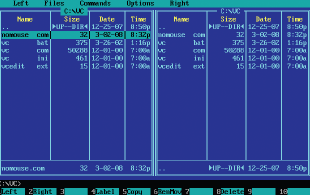 Рис. 2 Файловый менеджер не видит мышь