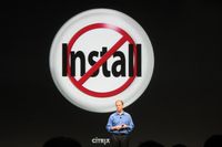 В Citrix настолько уверены в преимуществах своего подхода к доставке приложений, что "принудили" присутствующих на конференции дать торжественную клятву никогда впредь не заниматься инсталляцией  В Citrix настолько уверены в преимуществах своего подхода к доставке приложений, что "принудили" присутствующих на конференции дать торжественную клятву никогда впредь не заниматься инсталляцией