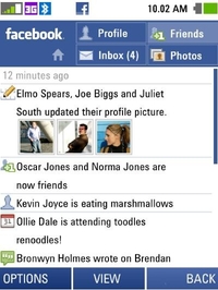 Работать с социальными сетями на INQ1 будет не сложнее, чем просто говорить по телефону, уверены в INQ 