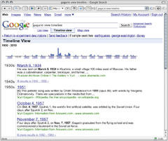 Для тех, кто интересуется последними экспериментами Google, компания предложила сервис, получивший название Google Experimental, доступ к которому можно получить на сайте Google Labs
