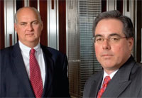 Грегг Киршхефер (слева), партнер Kirkland и председатель технического комитета компании, и Стив Новак, ИТ-директор Kirkland