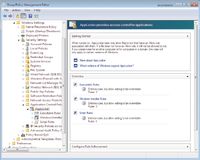Функция AppLocker позволяет исключить запуск не разрешенных к использованию программ посредством настройки групповых политик