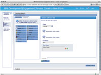Инструментарий Development Engagement Service, построенный по модели «программа обеспечение как сервис», может применяться для создания электронных форм в таких задачах, как, например, получение от сотрудников заказов на ланч