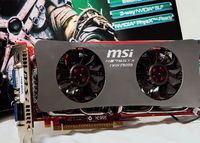 Графическая плата компании MSI имеет дизайн, аналогичный тому, что у продуктов, представленных Palit и Gainward. Однако система охлаждения этой видеокарты более совершенна. В данном случае используются пять тепловых трубок и медные теплорассеивающие пластины вместо алюминиевых
