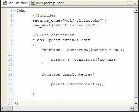 Вставка нового компонента