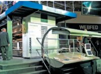 Ряд построения Colorman имеет горизонтальную проводку полотна для 24 полос при максимальной скорости печати 86 000–90000 экз./ч 