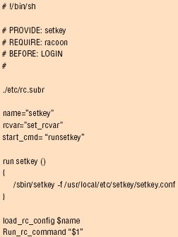 Сценарий setkey rc.d для FreeBSD