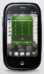 Новый смартфон от Palm поддерживает сенсорное управление, но при этом поставляется и с клавиатурой QWERTY, которая выдвигается из нижней части корпуса