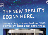 Главной темой на весеннем форуме разработчиков Intel Developer Forum в Шанхае стала мобильность