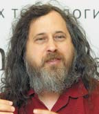 Ричард Столлман за любимым делом — пропагандой свободного программного обеспечения