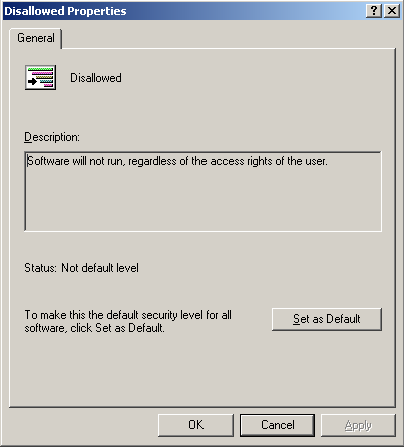 Политики ограниченного использования программ