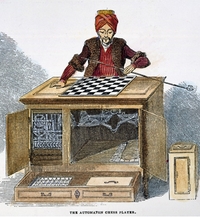 Программисты, шахматисты и специалисты в области искусственного интеллекта в течение нескольких десятилетий разрабатывают шахматные программы; еще более увлекательной является уходящая в прошлые века история разнообразных авантюр, связанных с созданием разного рода 