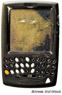 Рисунок 1. Тот, кто думает, что может легко уничтожить информацию при помощи физического воздействия на оборудование, ошибается — даже из этого устройства специалисты смогли извлечь все важные данные. 