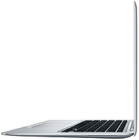 MacBook Air имеет толщину всего 0,16 дюйма в самом тонком месте – на краю клавиатуры и не более 0,76 дюйма в области шарнира