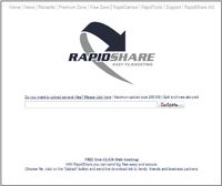 RapidShare пытается дистанцироваться от любых обвинений в намеренном распространении пиратской продукции