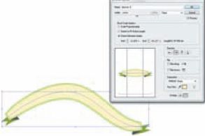Концы шаблона отделены направляющими и не защищены от 
