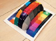 Образец термоформовки с гибкими чернилами Durst выглядел весьма убедительно