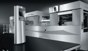 Bobst Printera 106 PER, автоматическая высечная система с функциями биговки производительностью 12000 лист./ч