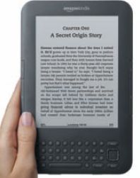 Amazon Kindle 3. Выпущен в июле 2010 года, первая партия раскуплена за один день