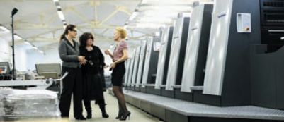 В машине чувствуется мощь и сила. Но печатать ей приходится тиражи и по 500 оттисков