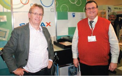 Мартин Дуда (SEPIAX Ink Technology) и генеральный директор 