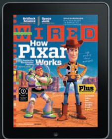 Обложка журнала Wired на iPad. Того самого, что разошёлся большим тиражом, нежели печатная версия
