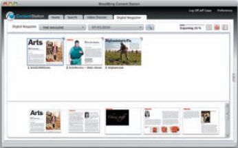 Компонент Content Station управляет всеми элементами цифровой публикации