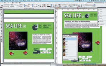 Макеты страниц в двух вариантах расположения создаются в InDesign CS5
