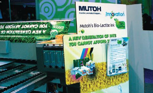 Mutoh продолжает активные изыскания в области экологически чистых чернил, но