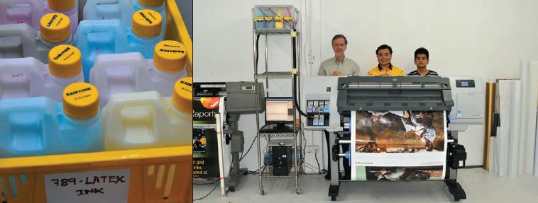 Латексные чернила — не только исключительная прерогатива HP. В Москве на выставке 