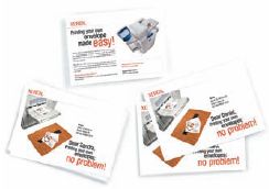 Создатели Xerox Digital Envelopes обещают беcпроблемную работу этих конвертов с любой цифровой печатной техникой
