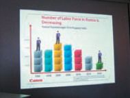 Canon беспокоит, что трудоспособное население России уменьшается на 1% в год