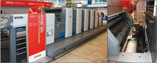 В этом году впервые в России была показана машина с диодной УФ-сушкой