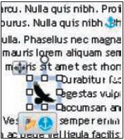 Привязка объектов к тексту